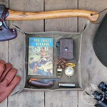 Waxed Canvas Travel Tray By PNWBUSHCRAFT