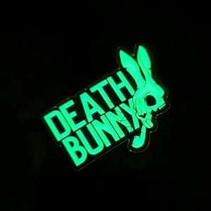 Glow in the Dark Sticker Death Bunny