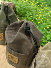 waxed canvas bag with outside pockets PNWBUSHCRAFT
