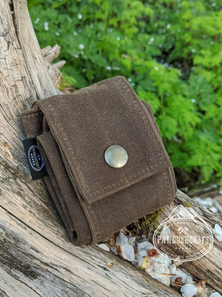 Leather & Canvas Forage Bag PDF Pattern 