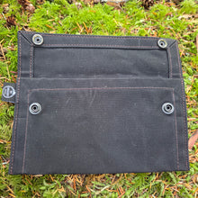Rugged Waxed Canvas Two-Snap Pouch