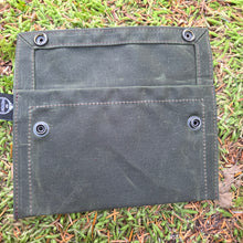 Rugged Waxed Canvas Two-Snap Pouch