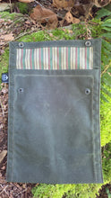 Rugged Waxed Canvas Two Snap Notebook Pouch  Built Bigger for the Trail