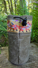 Fun Fox Waxed Canvas Bucket Bag