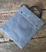 Rugged Waxed Canvas Two Snap Notebook Pouch With Handle Built Bigger for the Trail