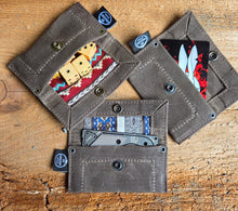 Waxed Canvas Tiny Pouch for Dice, Fire Kits or Wallet