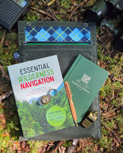 Rugged Waxed Canvas Two Snap Notebook Pouch  Built Bigger for the Trail