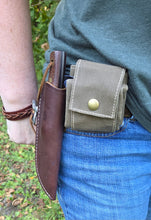 Rugged Waxed Canvas Foraging Bag, Hip Pouch by PNWBUSHCRAFT