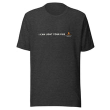 I can light your fire Unisex t-shirt by PNWBUSHCRAFT