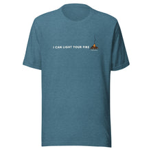 I can light your fire Unisex t-shirt by PNWBUSHCRAFT