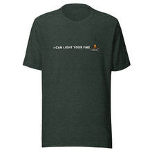 I can light your fire Unisex t-shirt by PNWBUSHCRAFT