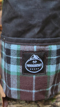 Wool and Waxed Canvas Cedar Bucket Bag