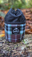 Wool and Waxed Canvas Cedar Bucket Bag