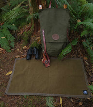 Vintage Military Wool Groundcloth | 37" × 20.5"