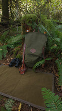 Vintage Military Wool Groundcloth | 37" × 20.5"