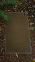 Vintage Military Wool Groundcloth | 37" × 20.5"