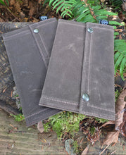 Rugged Waxed Canvas Two-Snap Notebook Pouch Small 6" x 8.5"