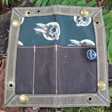 Death Bunny EDC Waxed Canvas Travel Tray