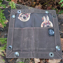 Death Bunny EDC Waxed Canvas Travel Tray