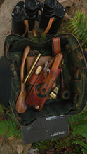 Sidekick Waxed Canvas Bag | Brown with Moose Flannel Lining