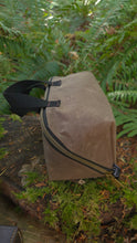 Sidekick Waxed Canvas Bag | Brown with Moose Flannel Lining