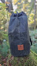 Big Waxed Canvas Cedar Bucket Bag – Weekend-Ready Gear Tote Green