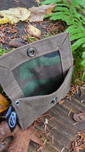 Waxed Canvas Tiny Pouch for Dice, Fire Kits or Wallets (Copy)