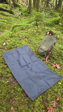Lightweight Black Waxed Canvas Groundcloth 33" x 58"