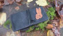 Death Bunny Waxed Canvas Roll Up Pouch