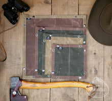 Waxed Canvas Travel Tray By PNWBUSHCRAFT