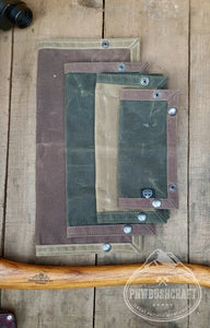 Waxed Canvas Travel Tray By PNWBUSHCRAFT