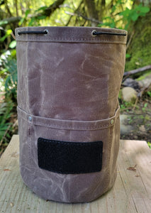 waxed canvas bucket bag PNWBUSHCRAFT