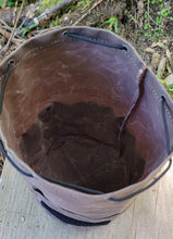 waxed canvas bucket bag PNWBUSHCRAFT