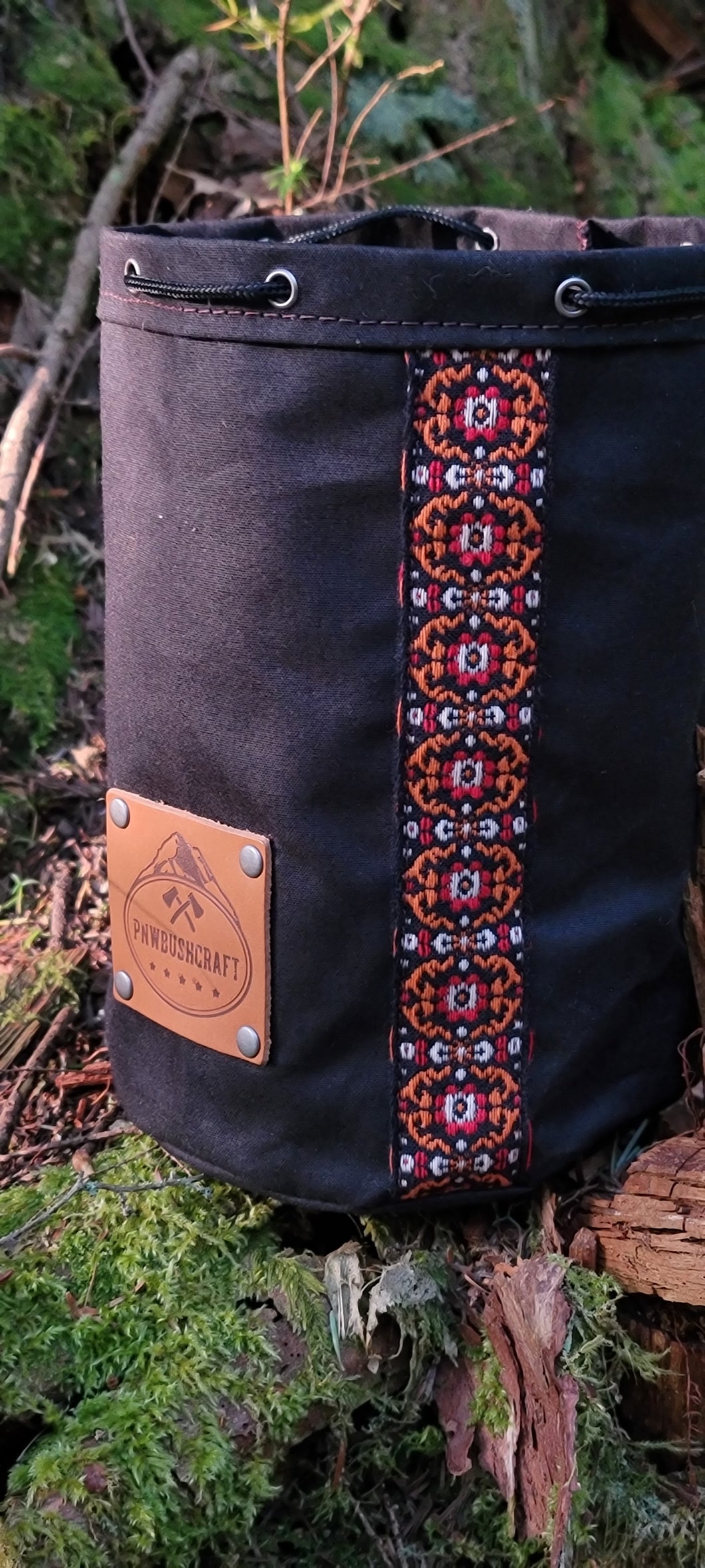 cloth bucket bag PNWBUSHCRAFT