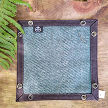 Limited Edition Vintage Wool and Black Waxed Canvas Travel Tray for your Gear or EDC