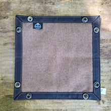 Limited Edition Vintage Wool and Black Waxed Canvas Travel Tray for your Gear or EDC
