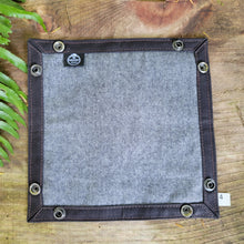 Limited Edition Vintage Wool and Black Waxed Canvas Travel Tray for your Gear or EDC