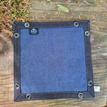 Limited Edition Vintage Wool and Black Waxed Canvas Travel Tray for your Gear or EDC