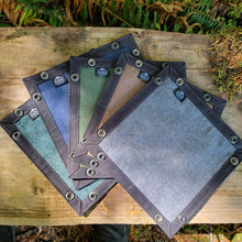 Limited Edition Vintage Wool and Black Waxed Canvas Travel Tray for your Gear or EDC