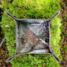 Rugged Brown Waxed Canvas Travel Tray with Tree Camo
