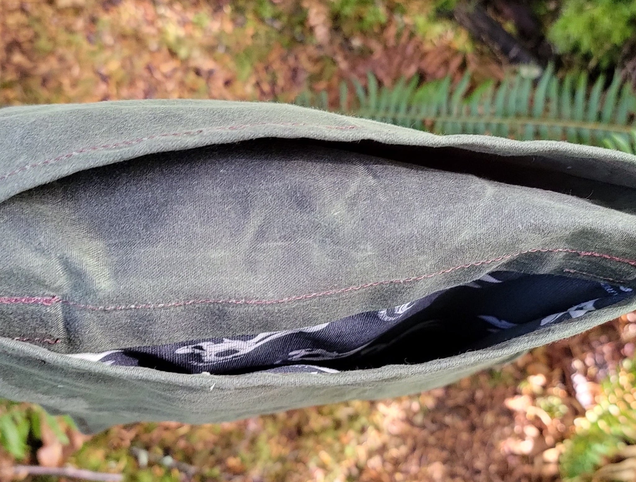 Waxed Canvas Haversack (Large) – Borderland Bushcraft