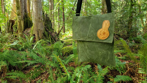 Death Bunny One of a Kind Waxed Canvas Haversack for Your next Adventure