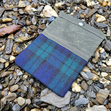 Vintage Blue and Green Plaid Wool and 10.1 oz Green Waxed Canvas Limited Collection Outdoor Gear