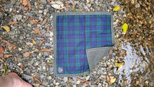 Vintage Blue and Green Plaid Wool and 10.1 oz Green Waxed Canvas Limited Collection Outdoor Gear