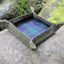 Vintage Blue and Green Plaid Wool and 10.1 oz Green Waxed Canvas Limited Collection Outdoor Gear
