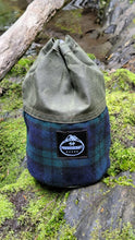 Vintage Blue and Green Plaid Wool and 10.1 oz Green Waxed Canvas Limited Collection Outdoor Gear