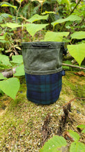 Vintage Blue and Green Plaid Wool and 10.1 oz Green Waxed Canvas Limited Collection Outdoor Gear