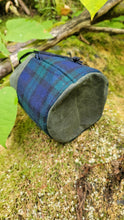 Vintage Blue and Green Plaid Wool and 10.1 oz Green Waxed Canvas Limited Collection Outdoor Gear