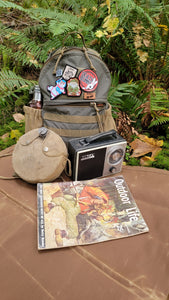 Forest Ground Cloth Waxed Canvas and Cordura for Bushcraft and Camping