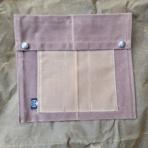 Waxed Canvas Grub Bag for keeping your dishes and utensils organized  by PNWBUSHCRAFT